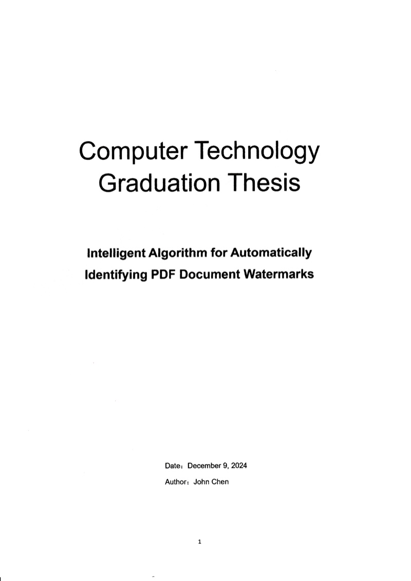Same scanned PDF cover page after watermark removal